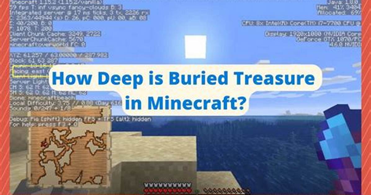 How Deep Is Treasure in Minecraft