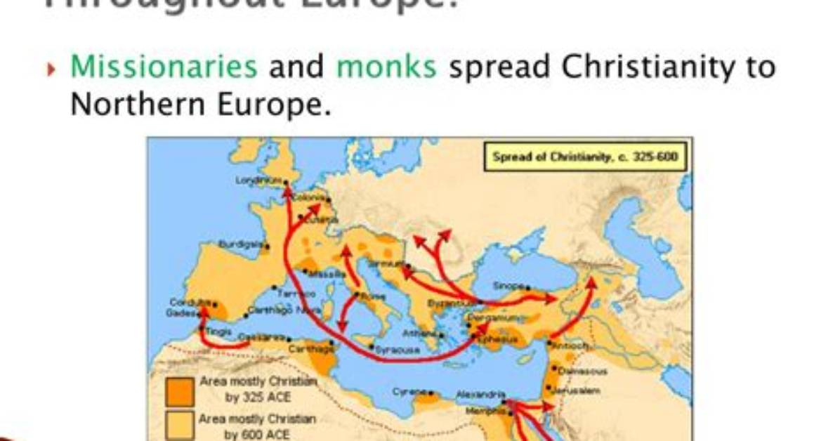 How Did Christianity Spread to Europe