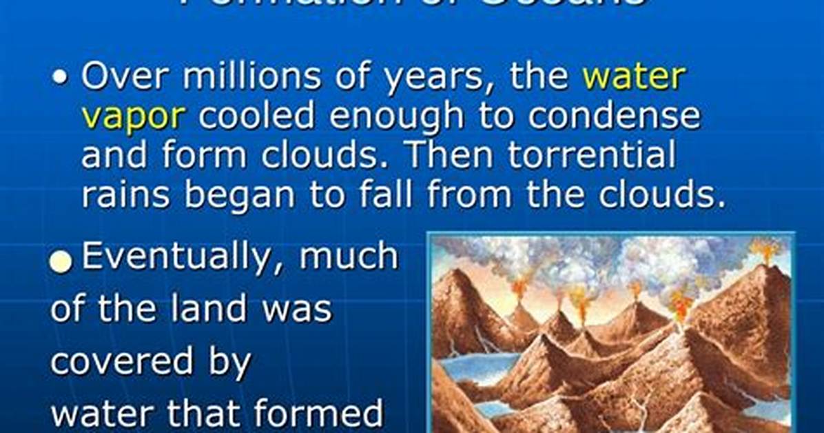 How Did the Ocean Form