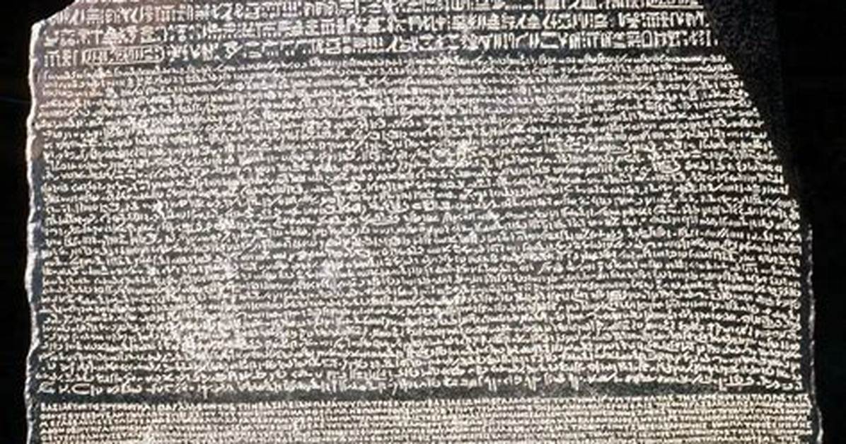 How Did They Decipher the Rosetta Stone