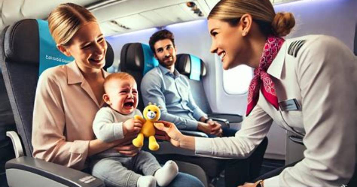 How Do Flight Attendants Handle Crying Babies?