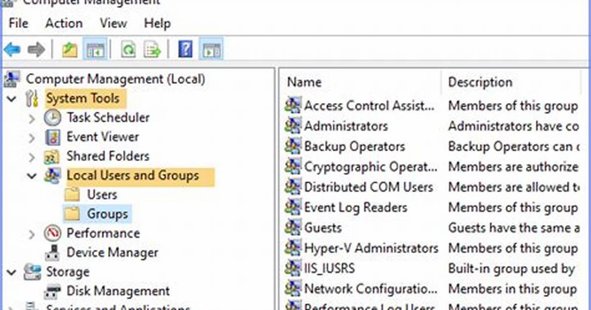 How Do I Access Groups in Windows 10?