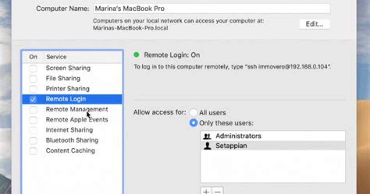 How Do I Access My Mac Remotely from Ubuntu?