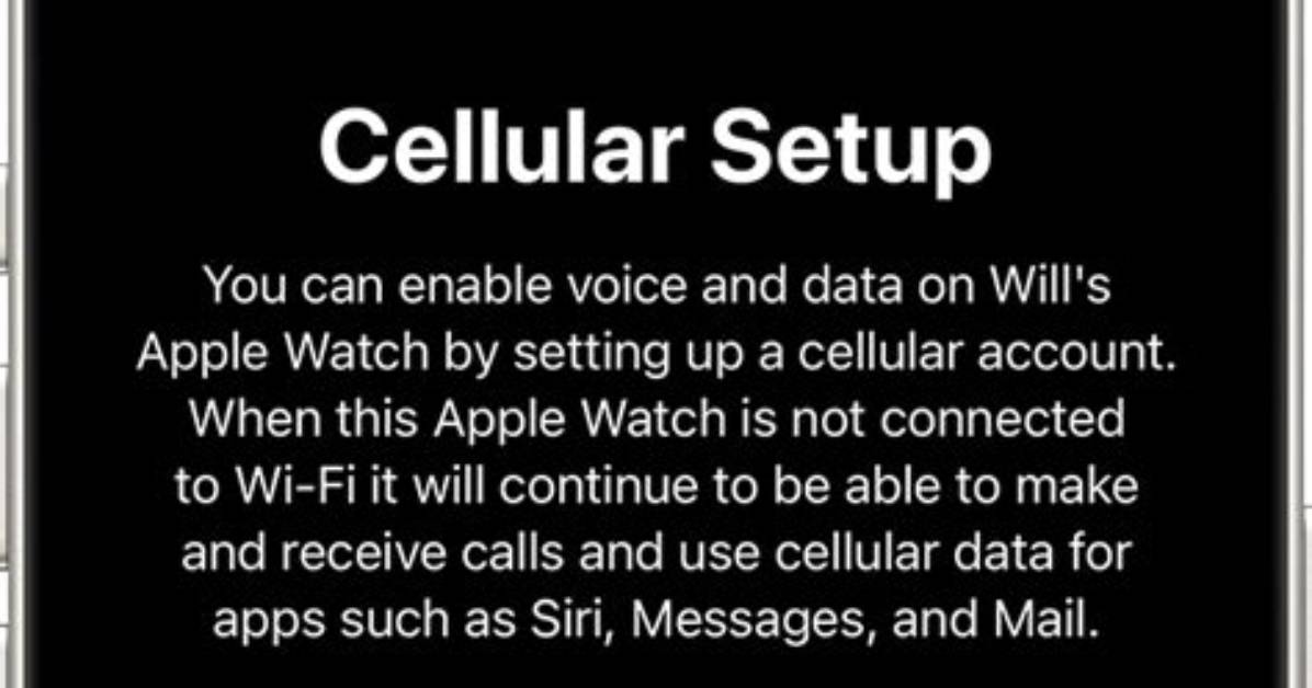 How Do I Activate Apple Watch Cellular?