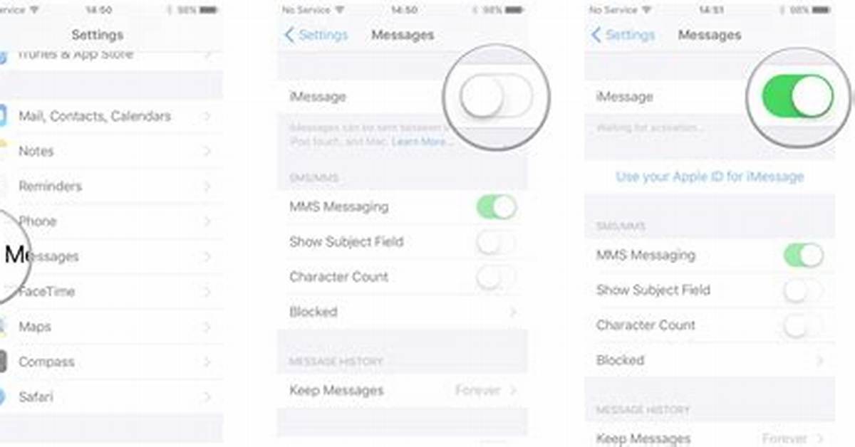 How Do I Activate iMessage on iPhone 8?