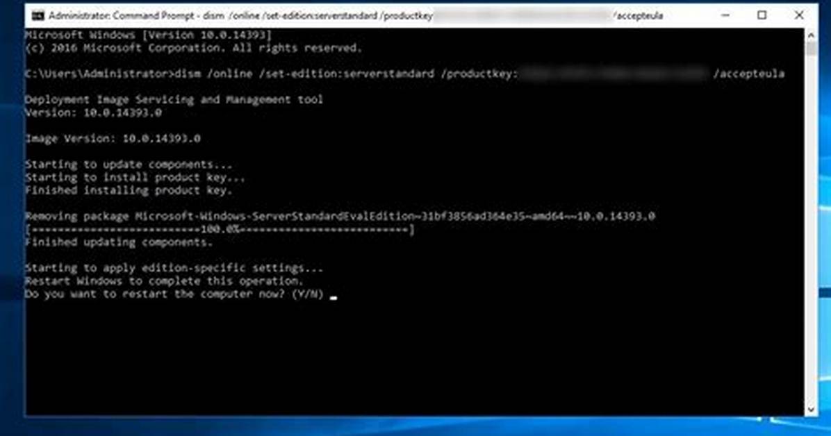How Do I Activate Windows Server 2016 Evaluation?
