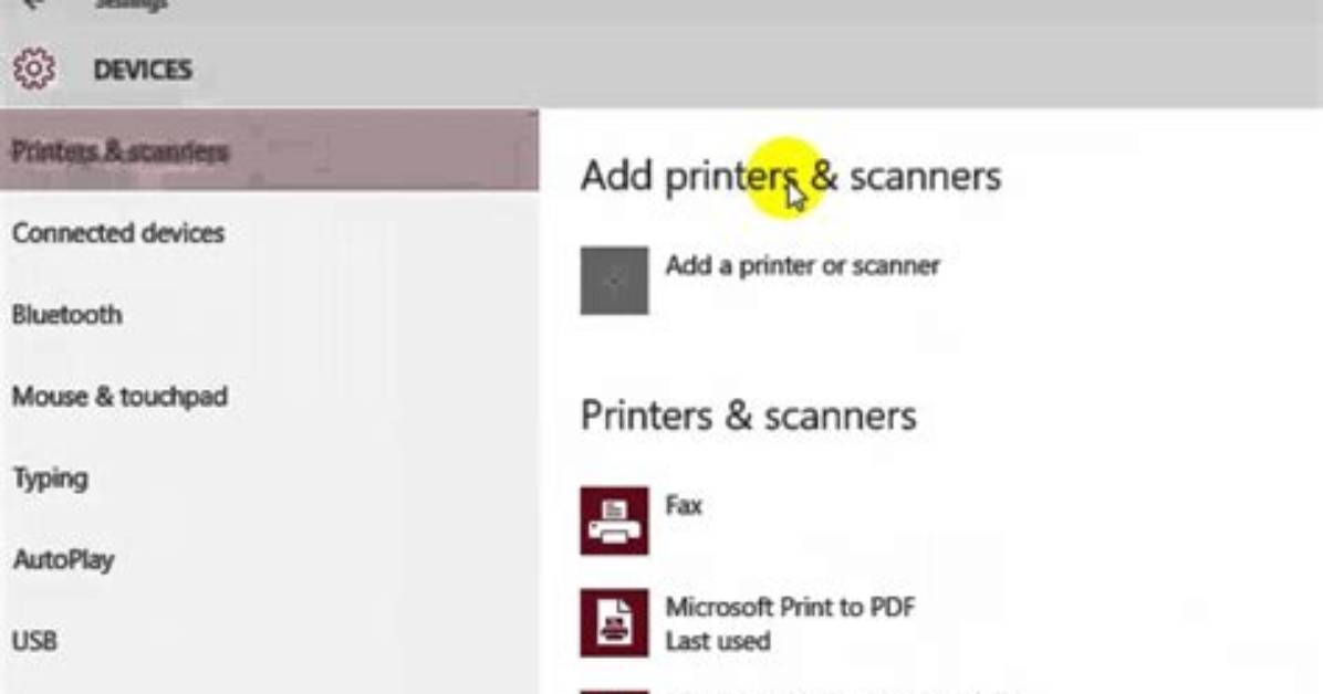 How Do I Add a Scanner to Windows 10?