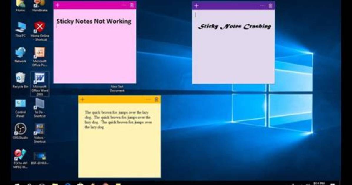 How Do I Add Sticky Notes to Windows 10?