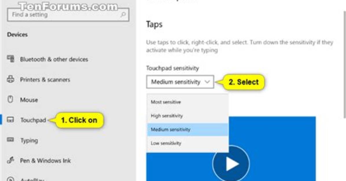 How Do I Adjust Touch Sensitivity in Windows 10?