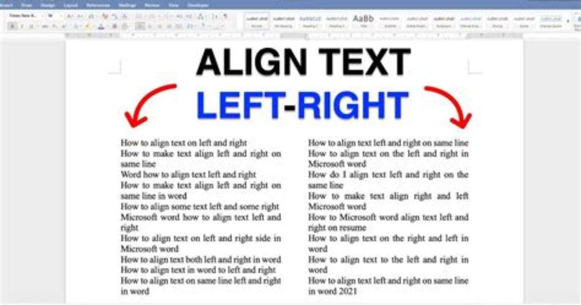 How Do I Align Text Left and Right in Photoshop?
