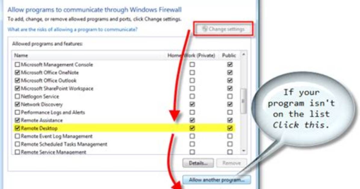 How Do I Allow a Program Through My Firewall Windows 7?