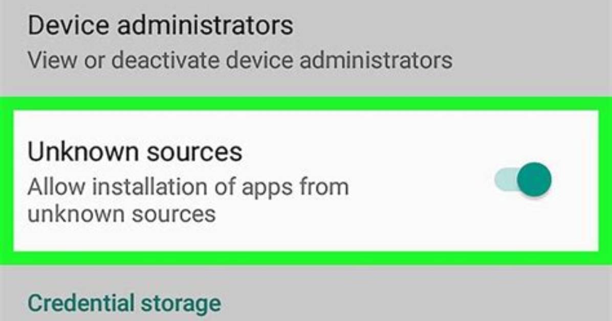 How Do I Allow Unknown Apps on Android?