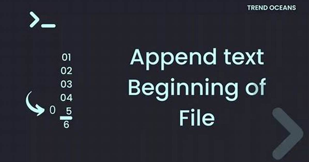 How Do I Append Text to a File?