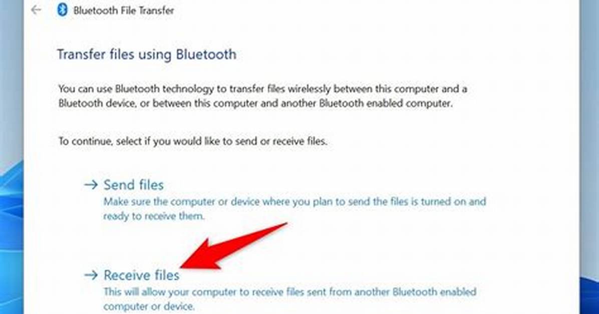 How Do I Automatically Receive Bluetooth Files in Windows 10?