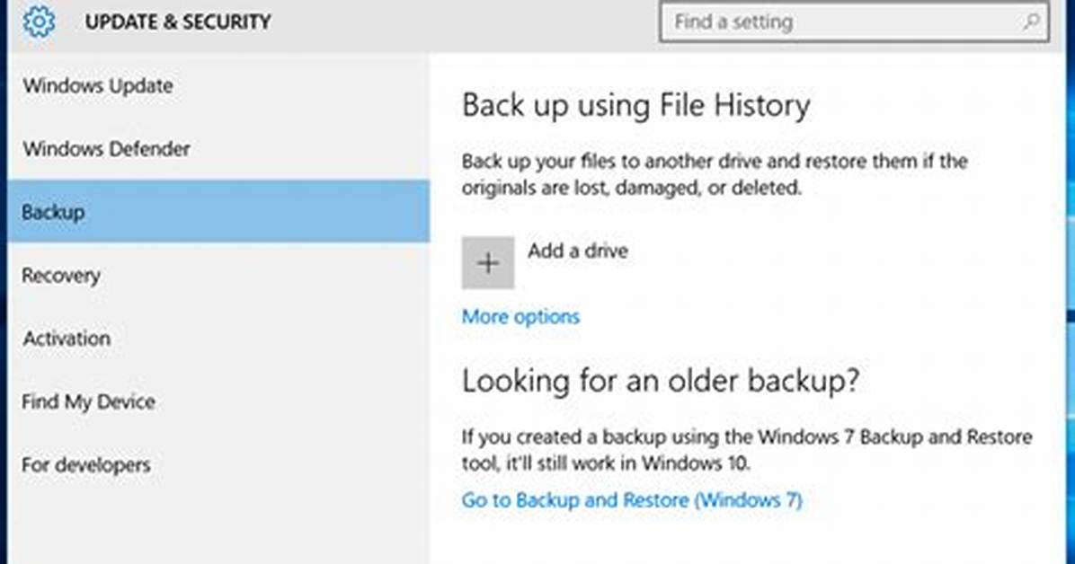 How Do I Back up My Computer Before Upgrading to Windows 10?
