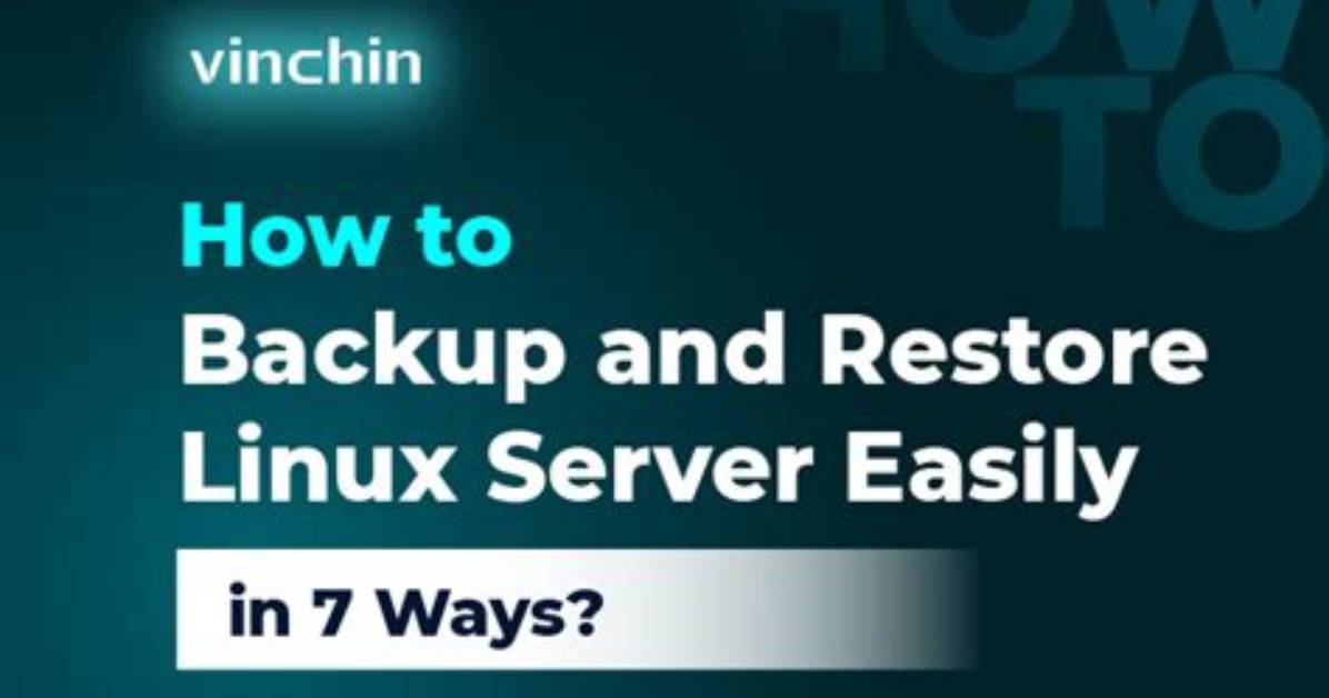 How Do I Backup My Entire Linux System Using Rsync?