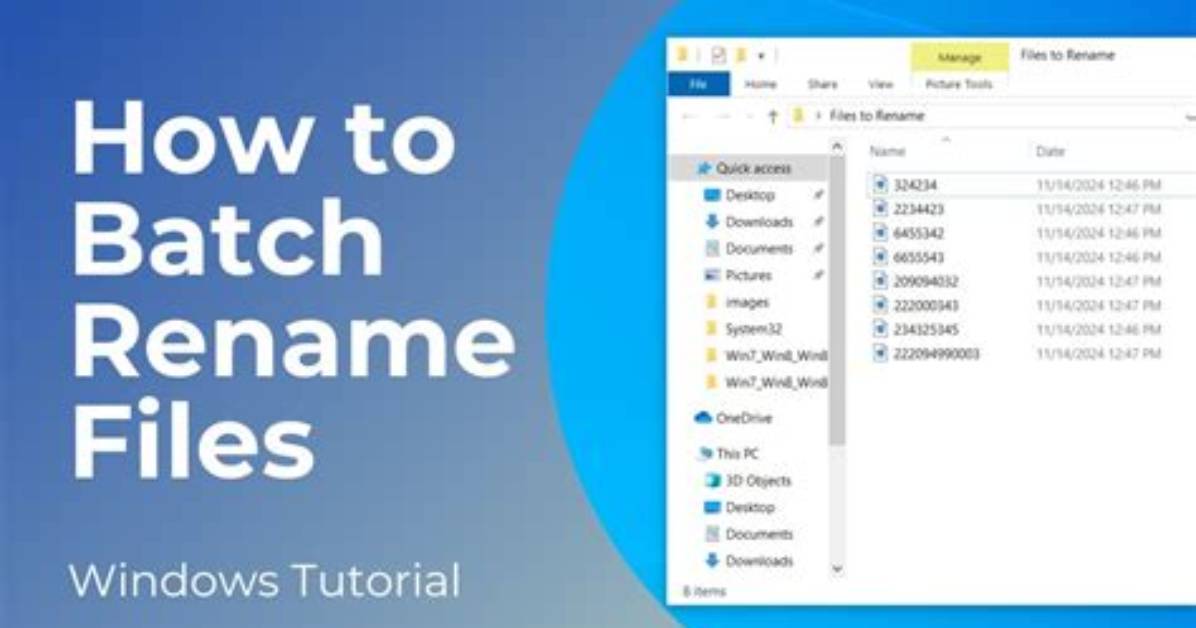 How Do I Batch Rename Files in Linux?