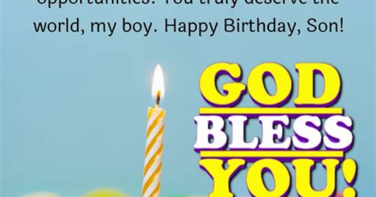 How Do I Bless My Son
