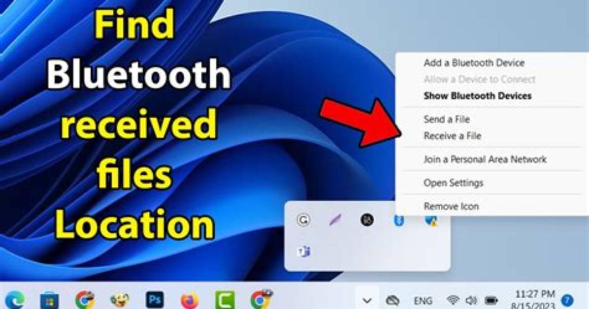 How Do I Bluetooth Files from My Android to My Computer?