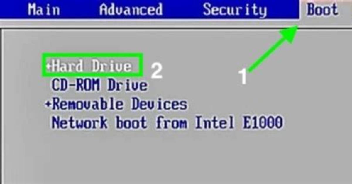 How Do I Boot from Hard Drive from Bios?