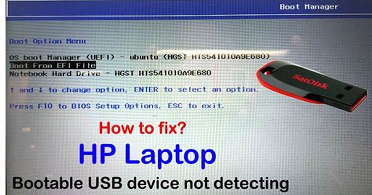 How Do I Boot from Usb Not Supported in Bios?