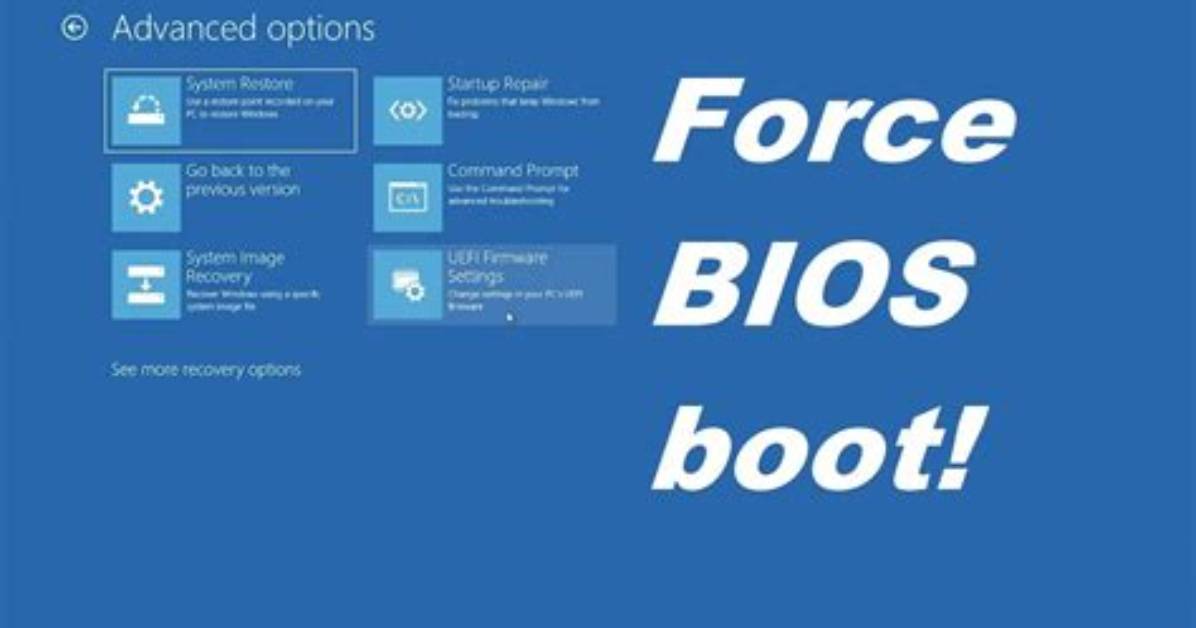 How Do I Boot into Bios Windows 10 Hp?