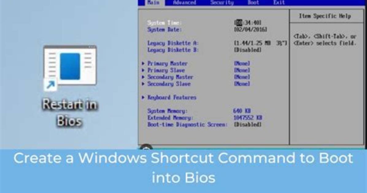 How Do I Boot into Windows Bios?