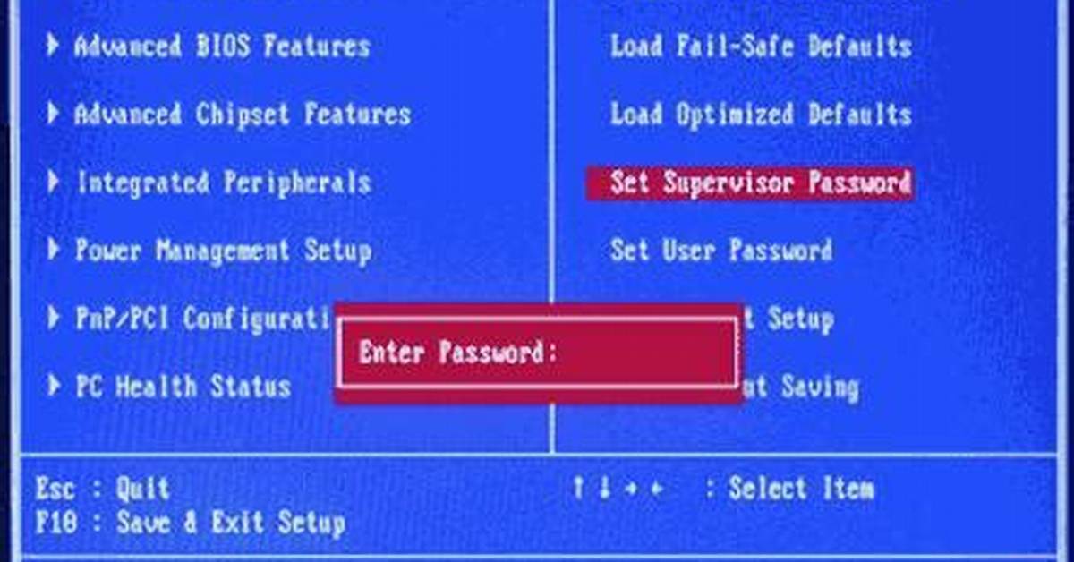 How Do I Bypass the Bios Password in Windows 10?