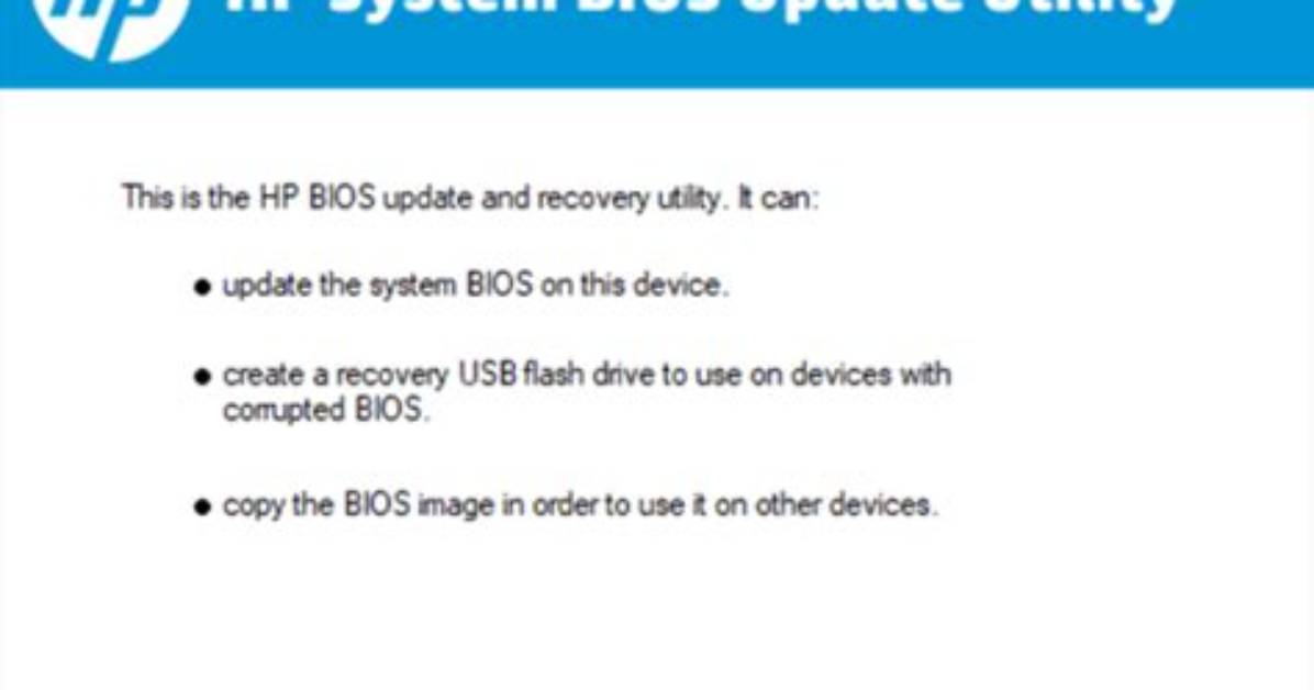 How Do I Cancel Bios Update?