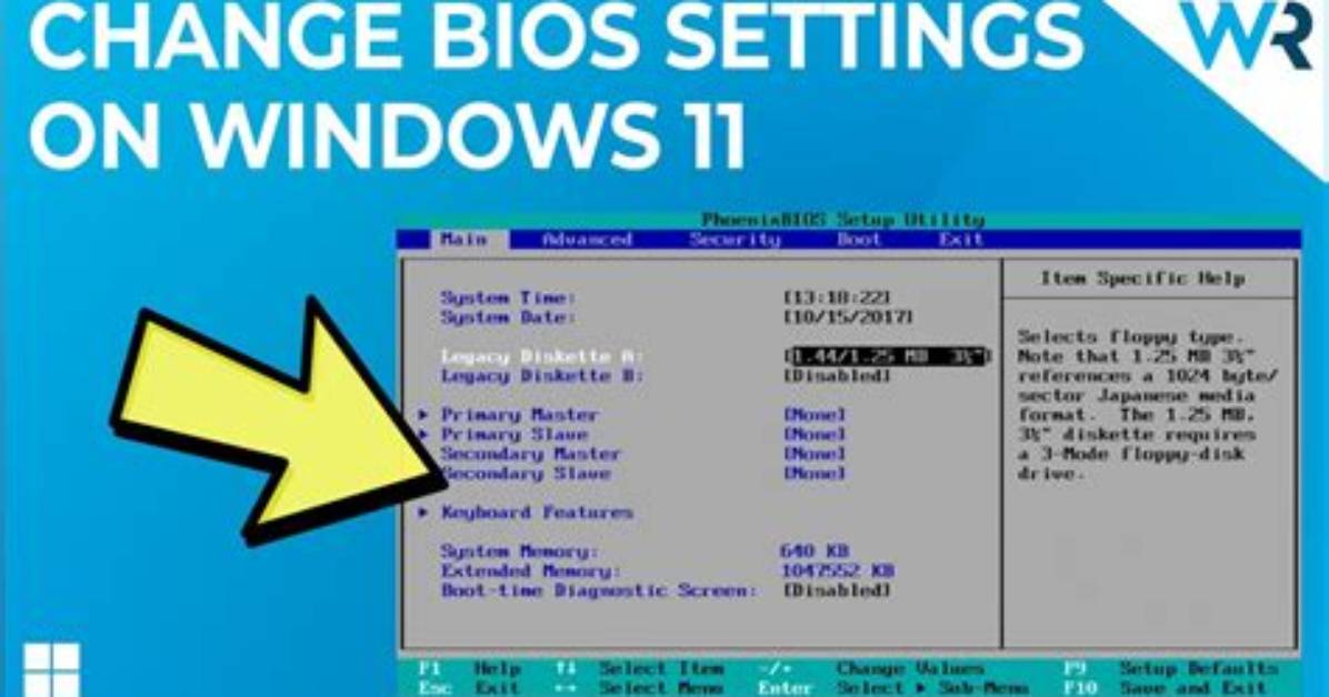 How Do I Change Default Bios Settings?