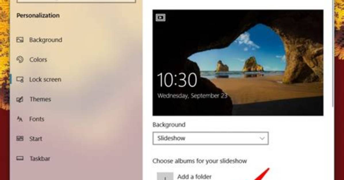How Do I Change My Slideshow Settings in Windows 10?