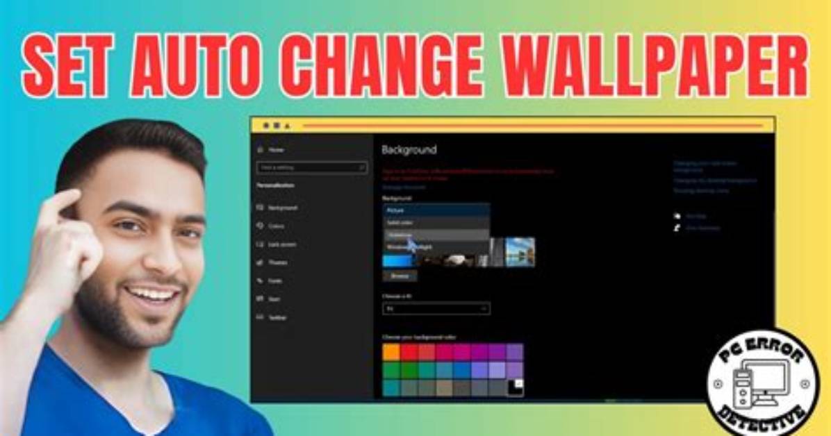 How Do I Change the Auto Background on Windows 10?