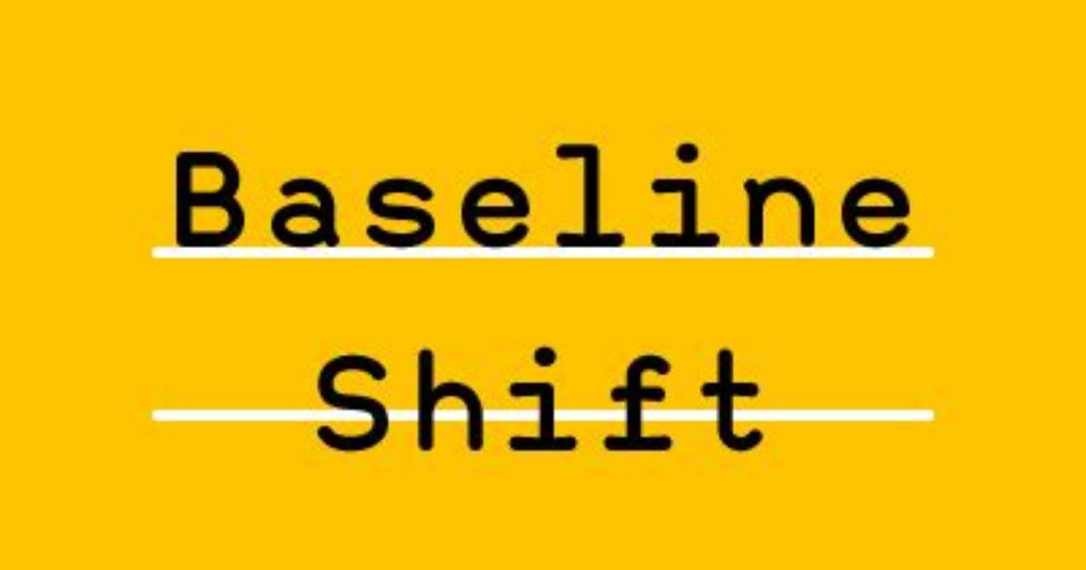 How Do I Change the Baseline Shift in Photoshop?
