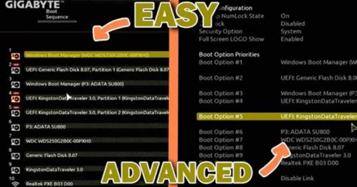 How Do I Change the Boot Device Without Bios?