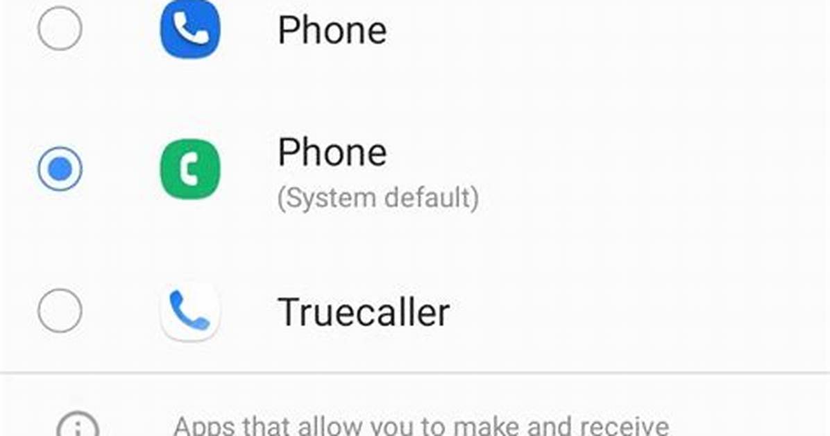 How Do I Change the Default Dialer on My Android Phone?