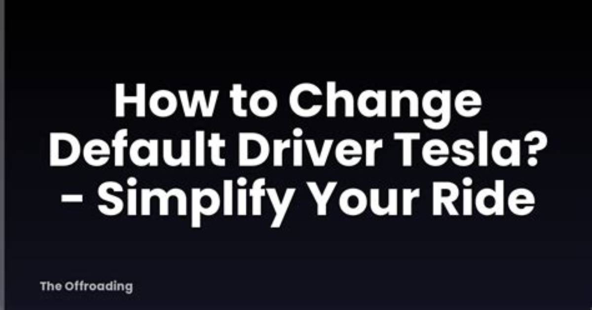 How Do I Change the Default Driver in Windows 10?