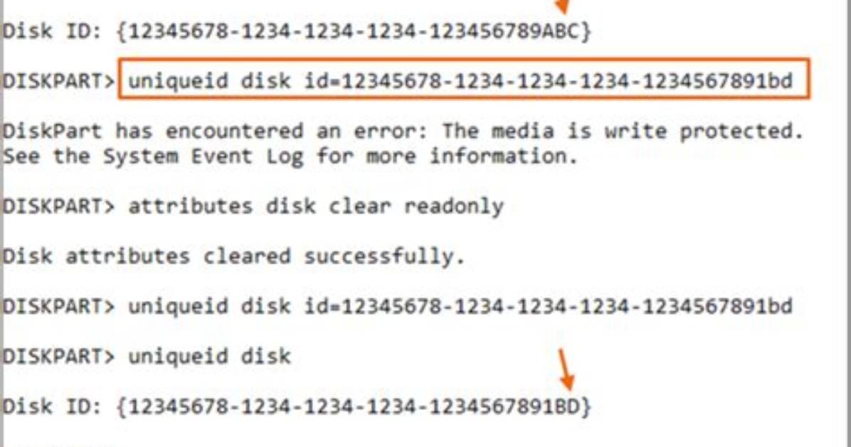 How Do I Change the Disk Id in Linux?