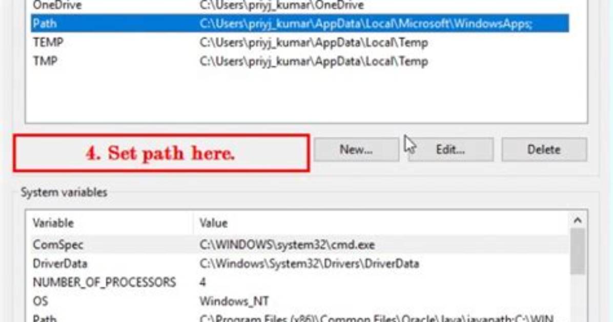 How Do I Change the Path Variable in Windows 10 Command Prompt?