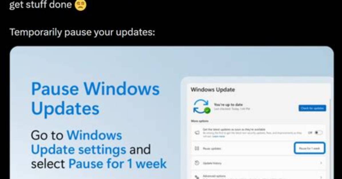 How Do I Change the Pause Windows 10 Update?