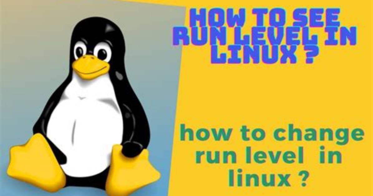 How Do I Change the Run Level in Linux?