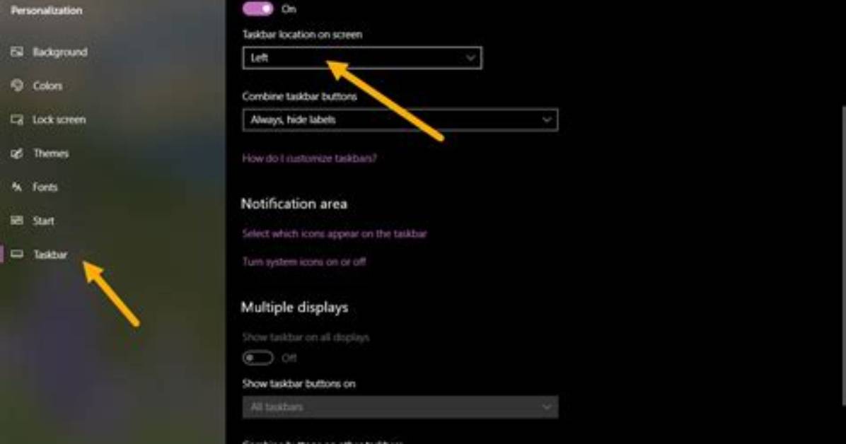 How Do I Change the Taskbar Position in Windows 8?