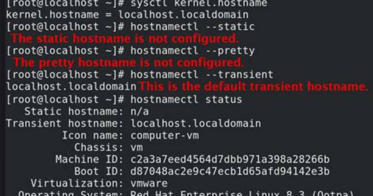 How Do I Change the Transient Hostname in Linux?