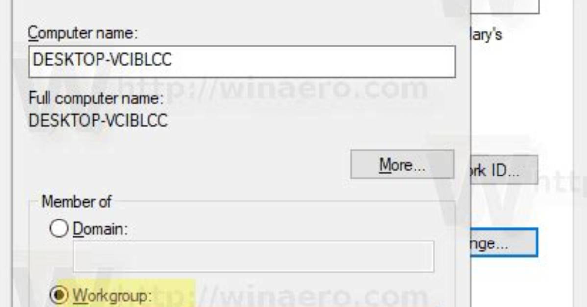 How Do I Change the Workgroup Name in Windows 7?