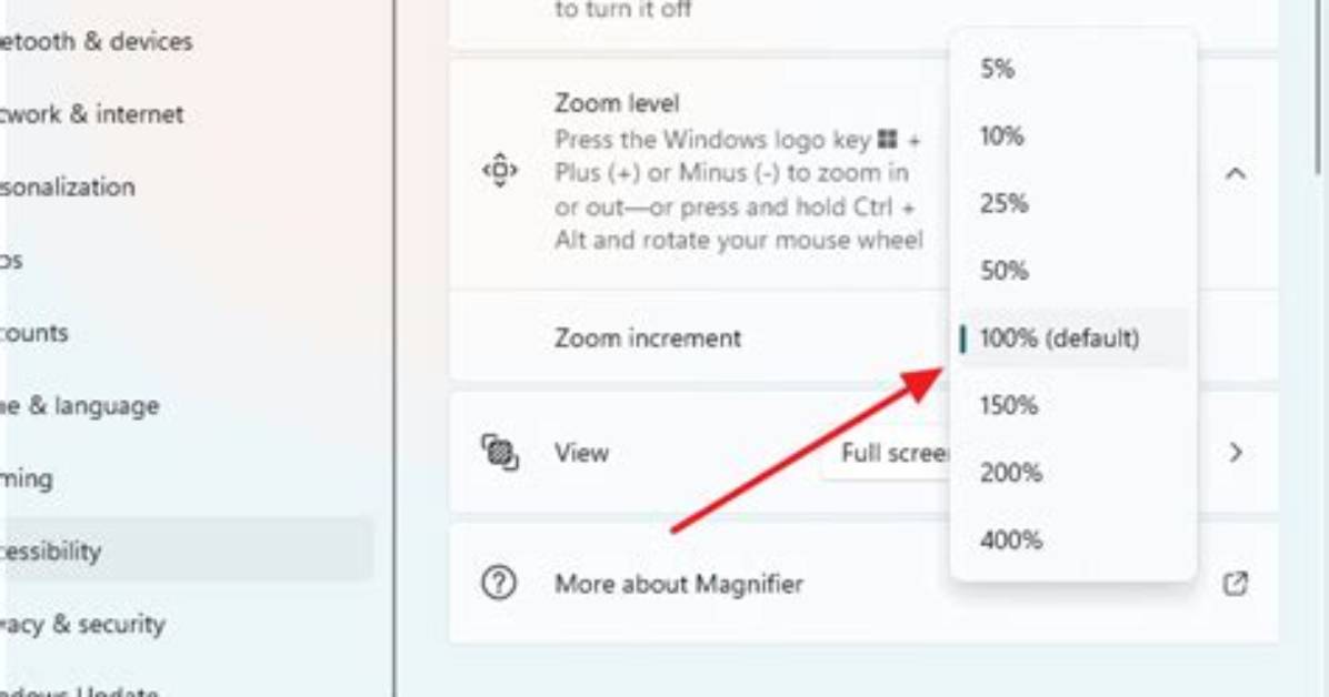 How Do I Change the Zoom Level in Windows 7?