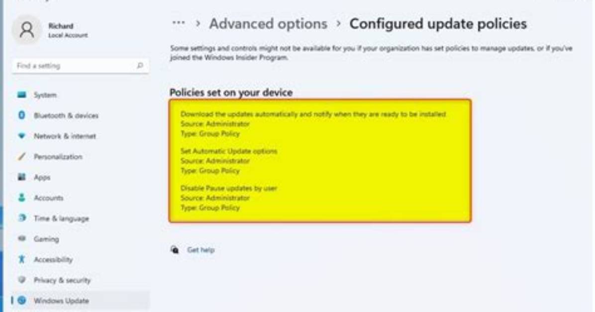 How Do I Change Windows Update Policy?