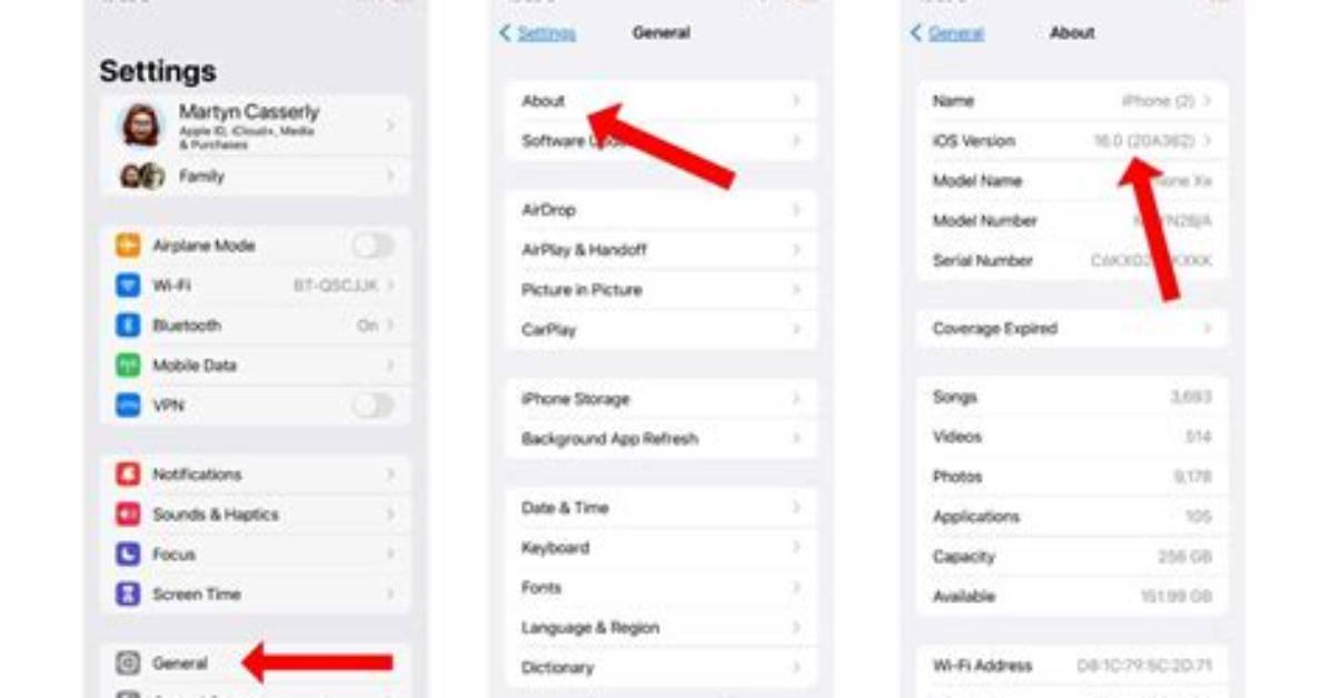How Do I Check My Current Ios?