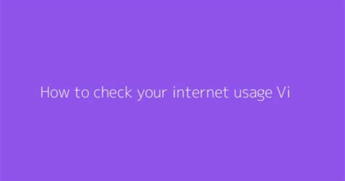 How Do I Check My Internet Usage on Windows 7?