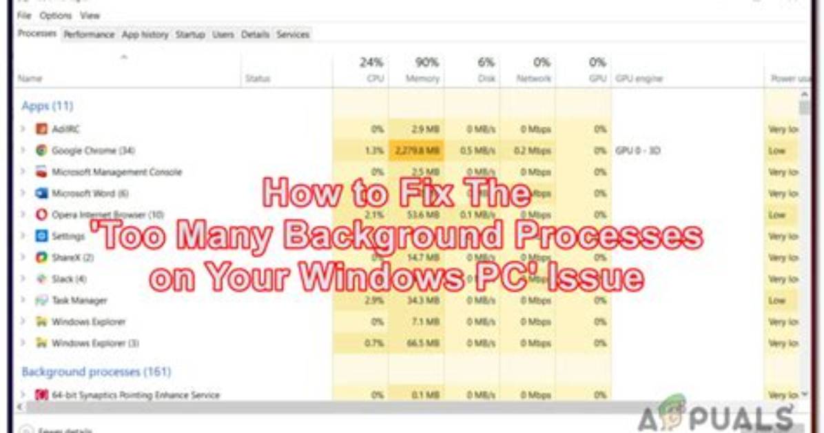 How Do I Close Background Processes in Windows 10?