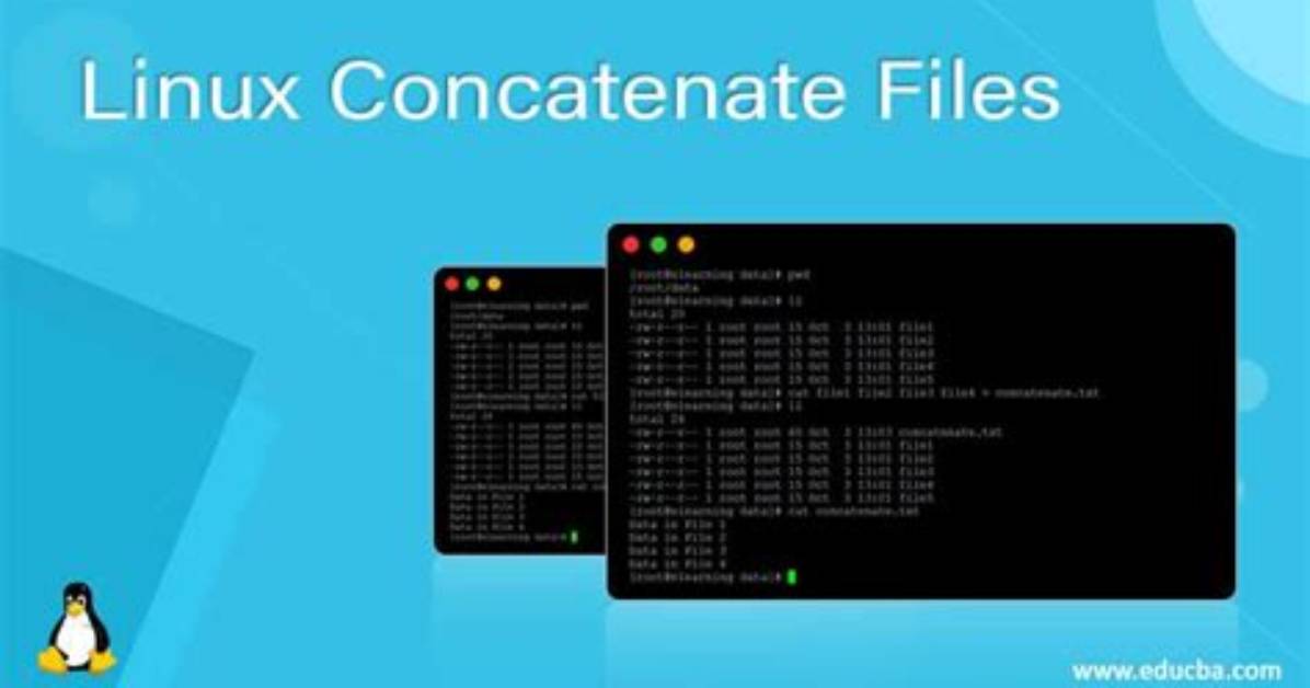 How Do I Concatenate Files in Linux?