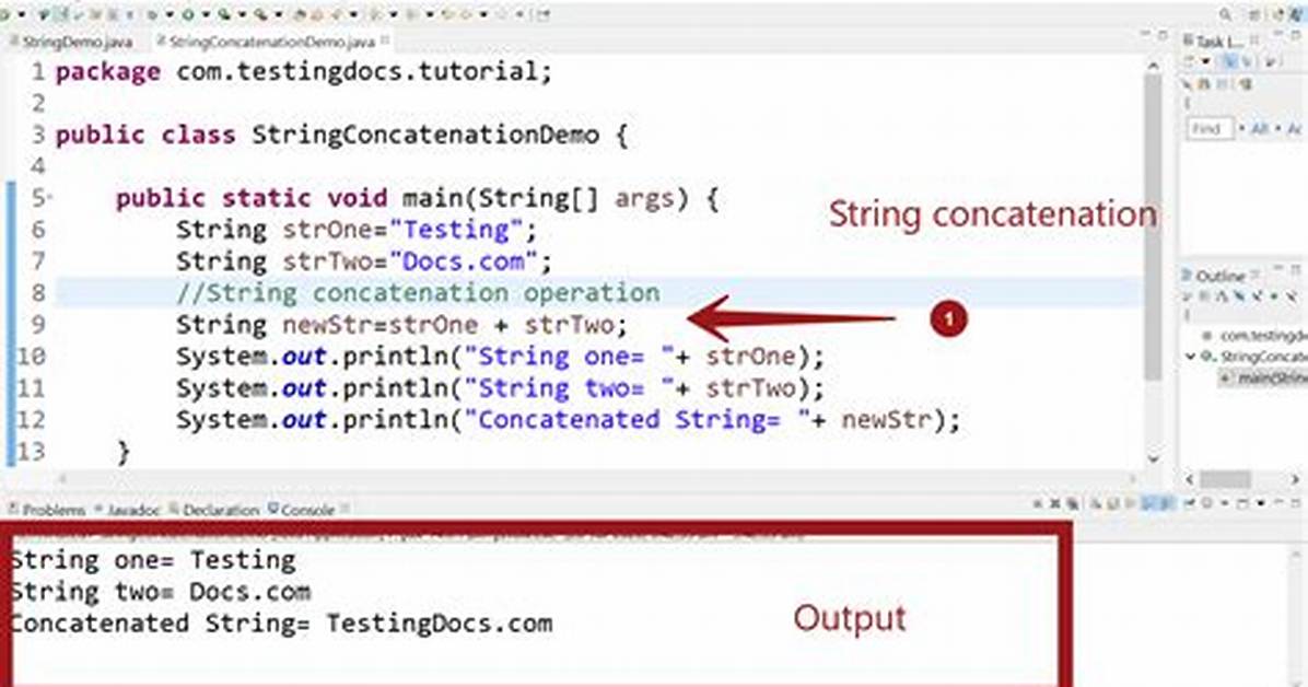 How Do I Concatenate Strings?